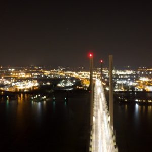 Aerial Drone Footage of Bridge
